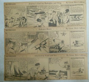 (30) Skyroads Dailies by Dick Calkins & Russell Keaton 1933 Size: 3 x 10 inches