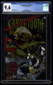 Sabretooth Special (1995) #1 CGC NM+ 9.6 White Pages
