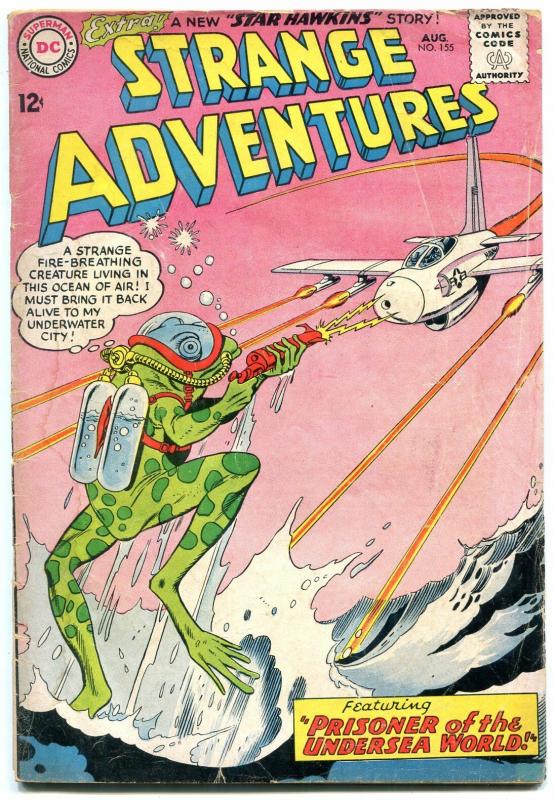 Strange Adventures #155 1963- Frog monster cover- Undersea World G/VG