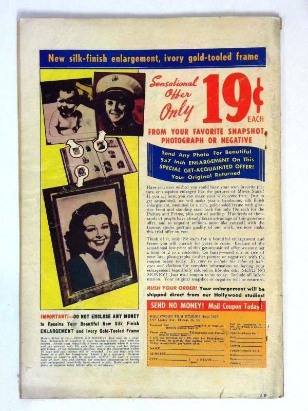 Joe Palooka #48 Grizzly Adventure Harvey (1950) VG