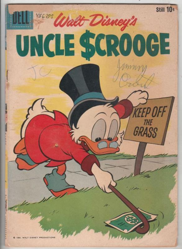 Uncle Scrooge, Walt Disney #31 (Sep-60) GD- Affordable-Grade Uncle Scrooge