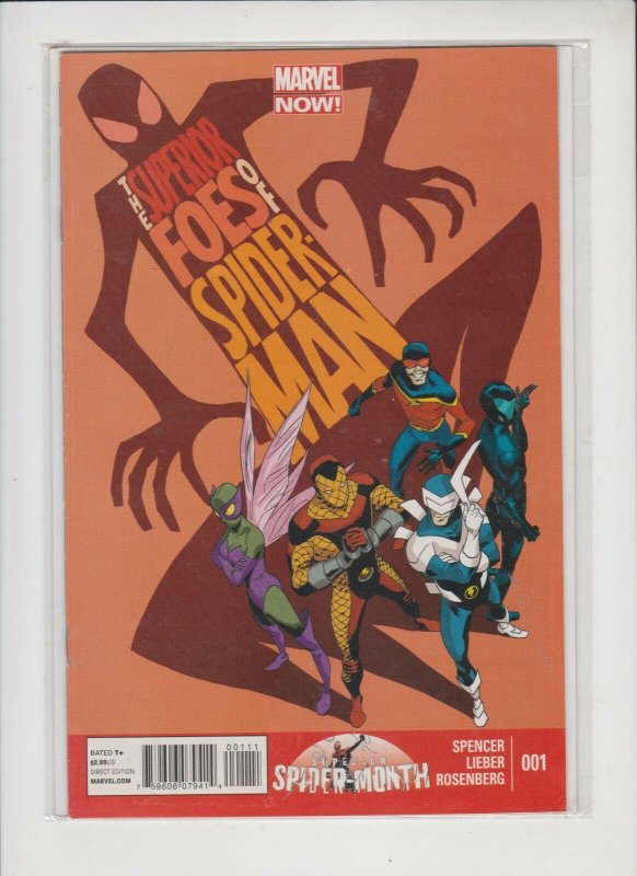 THE SUPERIOR FOES OF SPIDER-MAN #001 2013 MARVEL /  VF/+ / NEVER READ