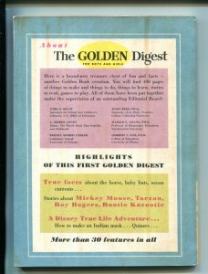 THE GOLDEN DIGEST #1-1953-ROY ROGERS-TARZAN-MICKEY MOUSE-SOUTHERN STATES-vf