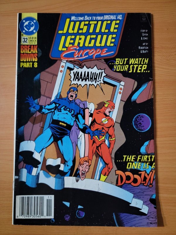 Justice League Europe #32 ~ DOLLAR BIN ~ 1991 DC Comics 70989305601