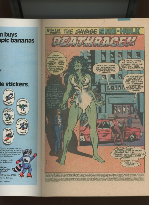 (1980) The Savage She-Hulk #2: KEY ISSUE! DIRECT! WE COMBINE SHIPPING! (9.0/9.2)
