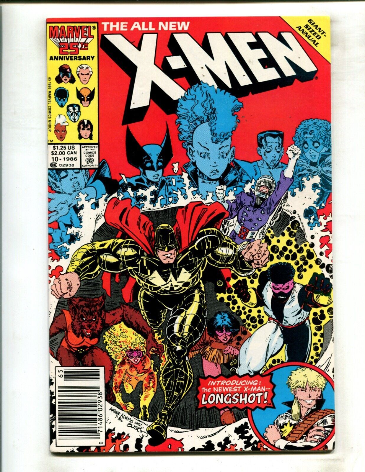 X-Men #10 (9.2) Longshot!! 1986 | Comic Books - Copper Age, Marvel