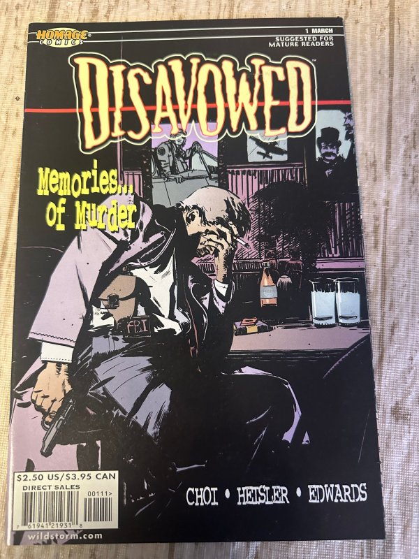 Disavowed #1 (2000) VF+