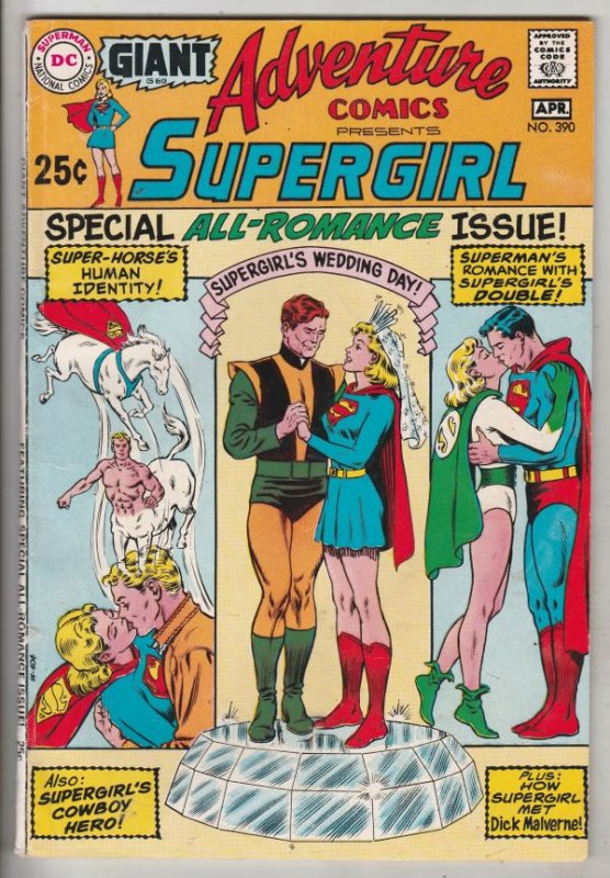 Adventure Comics #390 (Apr-70) VF/NM High-Grade Supergirl