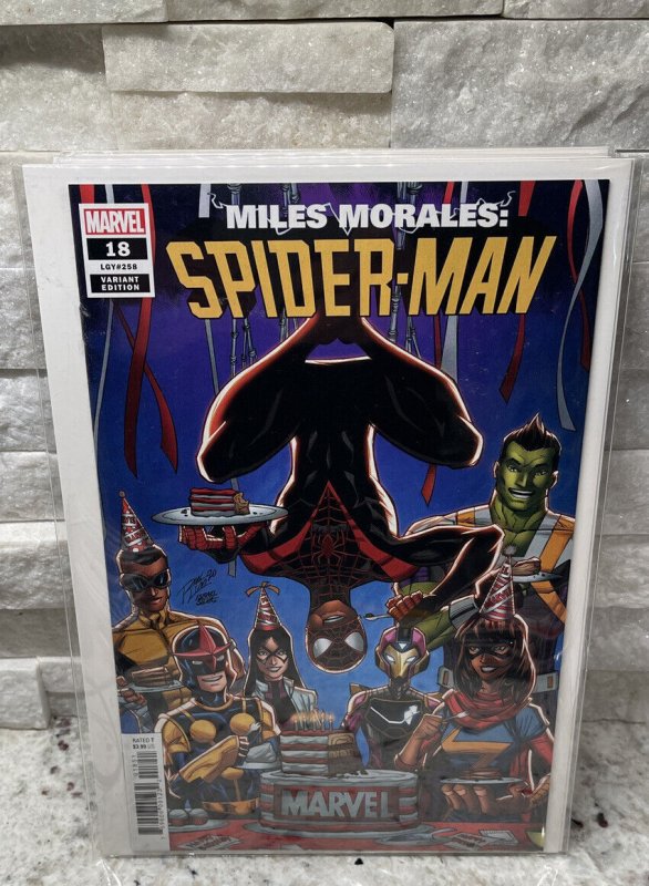 MILES MORALES SPIDER-MAN # 18 (2020) 1 PER STORE Birthday Variant NM