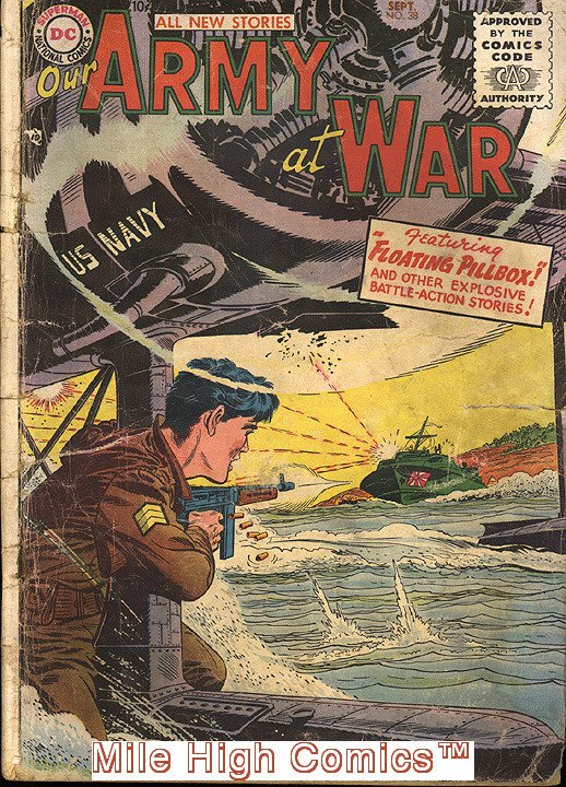 OUR ARMY AT WAR (1952 Series) #38 Very Good Comics Book