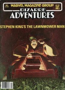 Bizarre Adventures #29 (Newsstand) FN ; Marvel | Lawnmower Man (Stephen King)
