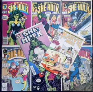 The Sensation She-Hulk Lot! 8 VF+ Books