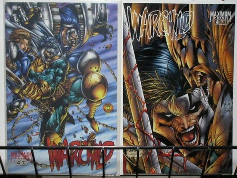 WARCHILD (1995 MAX) 4 (BOTH COVER VERSIONS) 