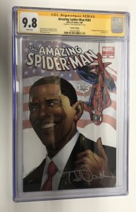 Amazing Spider-Man (2009) # 583 (CGC 9.8 SS) Signed Todd Nauck • Fourth Printing
