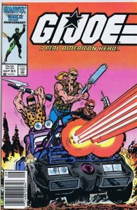 GI Joe A Real American Hero #51 ORIGINAL Vintage 1986 Marvel Comics 1st Zandar