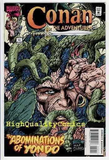 CONAN the ADVENTURER #12, NM+, Robert Howard, Sword, 1994, more Conan in store