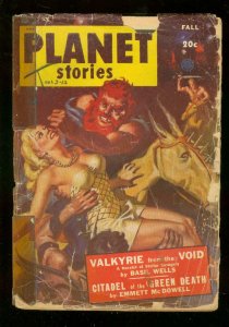 PLANET STORIES PULP-FALL '48-FICTION HOUSE-RAY BRADBURY FR