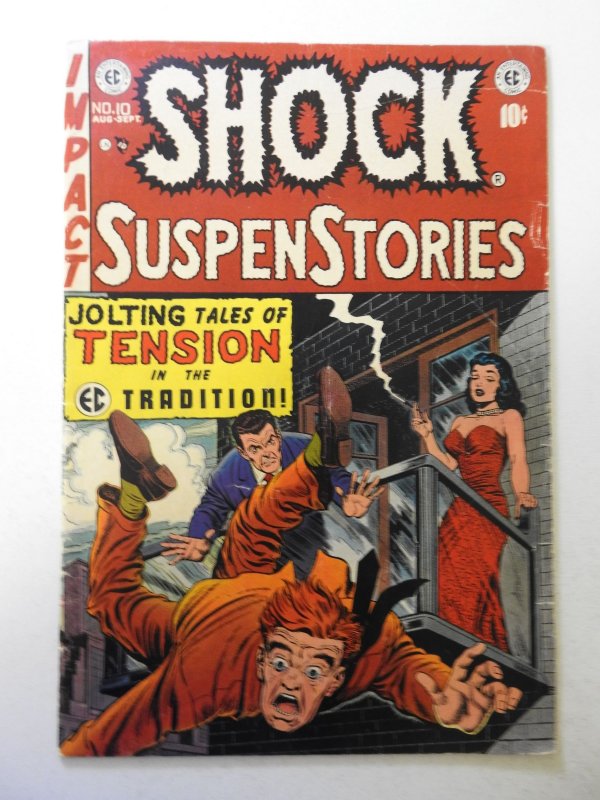 Shock SuspenStories #10 (1953) GD+ Condition 4 in tear bc