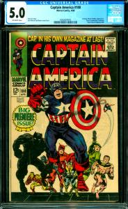 Captain America #100 CGC Graded 5.0 Black Panther App.