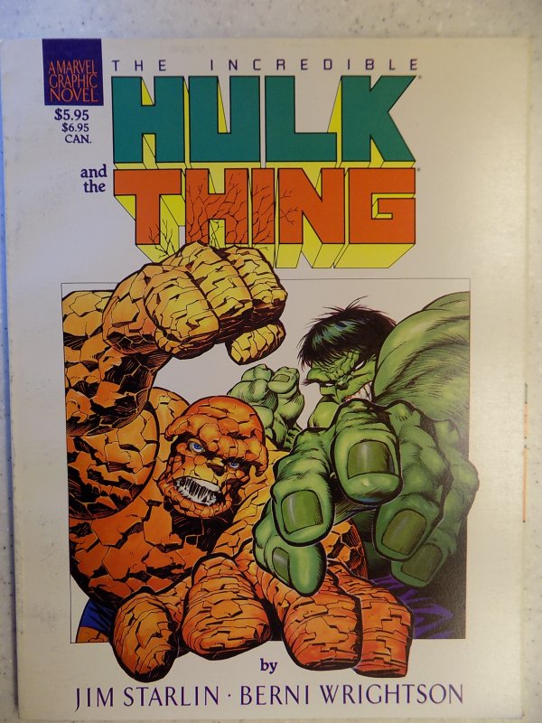 HULK AND THE THINK THE BIG CHANGE STARLIN WRIGHTSON VERY COOL (1987)