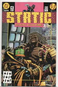 Static #4 Playing With Fire, Static Shock, 1993 DC Comics/Milestone