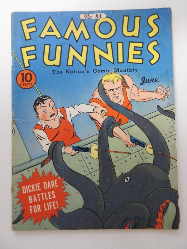 Famous Funnies #83 (1941) Solid VG Condition!