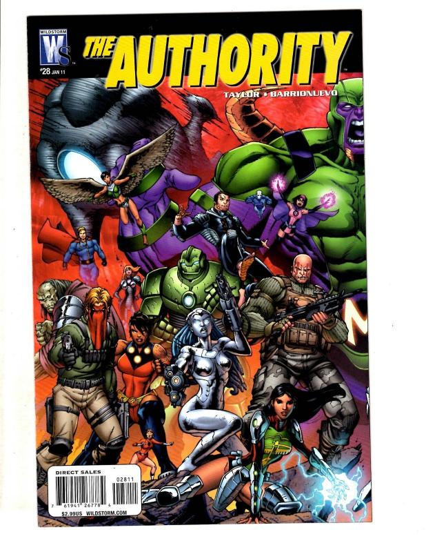 Lot Of 6 The Authority Wildstorm Comic Books # 23 24 25 27 28 1 Taylor JC11