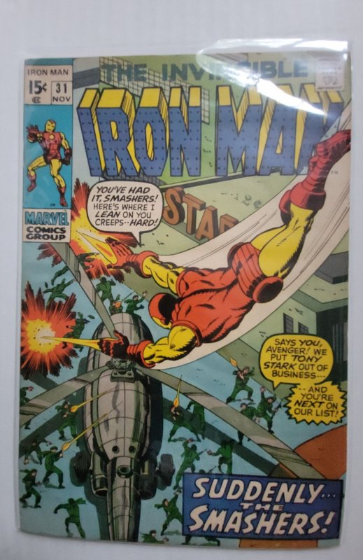 Iron Man #31 (1970) Suddenly The Smashers!