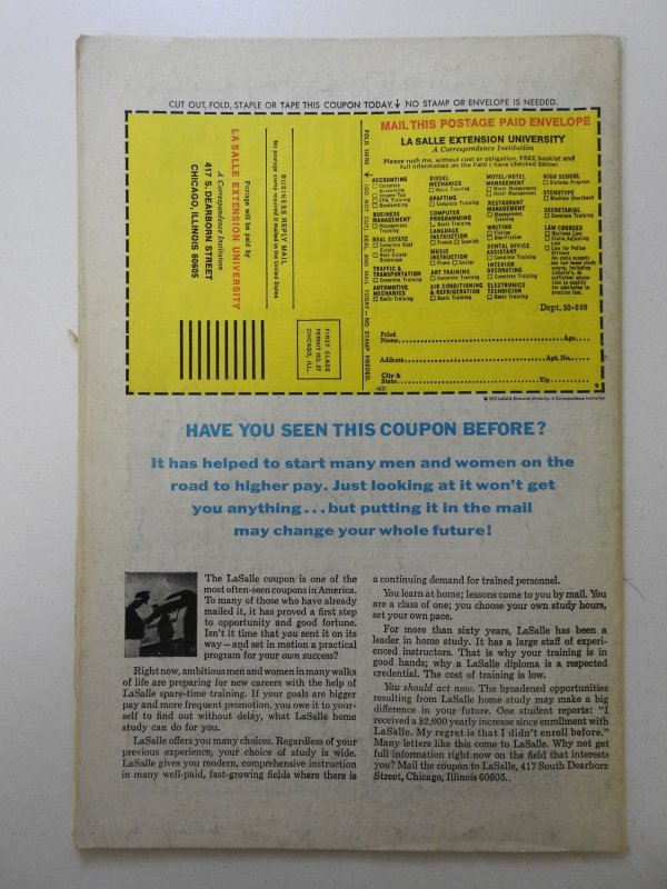 Captain America #172 (1974) FR/GD condition MVS missing