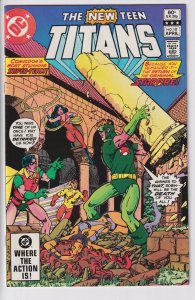 NEW TEEN TITANS #18 (Apr 1982) VF 8.0 white.