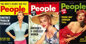 MAG: People Today Mini Mag Lot of 3 #16-March, April, July 1958-Brigitte Bard...