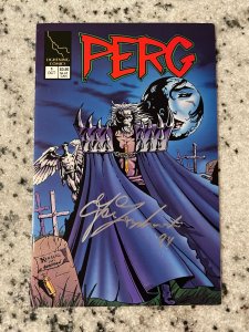 Perg # 1 NM Lightning Comics Comic Book SIGNED On Cover W/COA Zykowski 8 J847