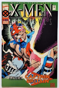 X-Men Archives Featuring Captain Britain #7 (Jan 1996, Marvel) VF+