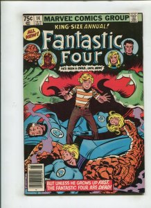 FANTASTIC FOUR ANNAUL #14 (7.0) CAT'S PAW!! 1979