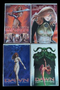 Dawn Return of the Goddess #1-4 Linsner 1999 Sirius Entertainment NM