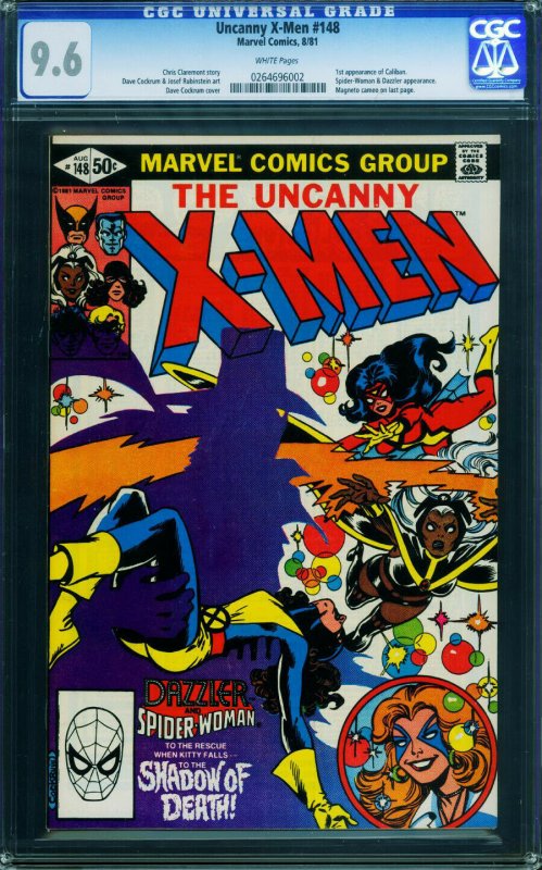 X-MEN #148 CGC 9.6 1st appearance of CALIBAN  comic book x-men movie 0264696002