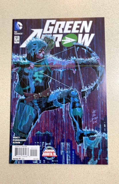 Green Arrow #51 (2016) Ben Percy Story John Romita Jr. Variant Cover