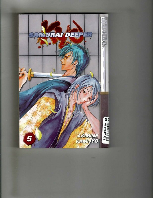 6 Samurai Deeper Tokyopop Manga Books # 1 2 3 4 5 6 Akimine Kamijyo Action BC3 