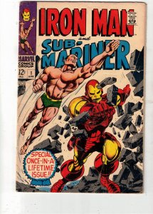 Iron Man & Sub-Mariner (1968) VG Affordable-Grade Sub-Mariner & Iron Man!