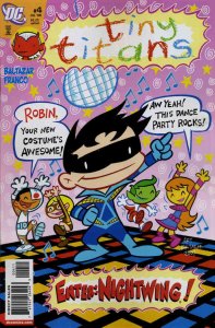 Tiny Titans #4 VG ; DC | low grade comic All Ages Art Baltazar Nightwing Disco