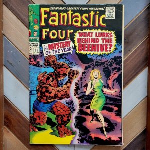 Fantastic Four #66 VG/FN (Marvel 1967) KEY Origin of HIM (Warlock) KIRBY & LEE