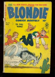 BLONDIE COMICS #24 1950-CHIC YOUNG-DAGWOOD-DAISY-COOKIE VG