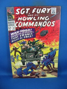 SGT FURY 40  VF 1967 MARVEL WAR