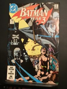 Batman: Year 3 #1 436  (1990)  Origin retold  part one  VF/NM  Wow!