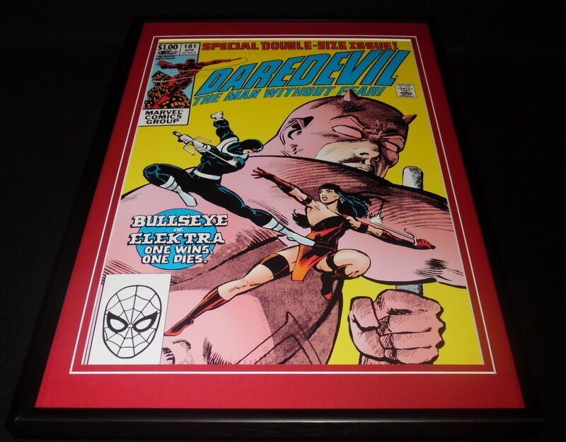 Daredevil #181 Framed 12x18 Cover Photo Poster Display Official Repro Elektra