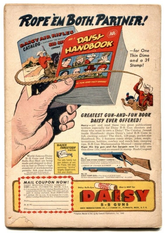 Western Comics #11 1949- Wyoming Kid-  Golden Age G 