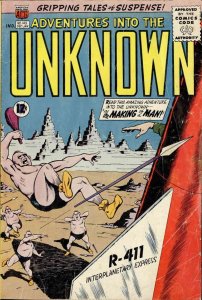 Adventures into the Unknown #145 FN ; ACG | December 1963 Alien Planet