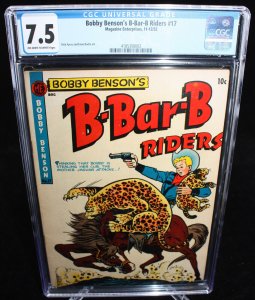 Bobby Benson's B-Bar-B Riders #17 (CGC 7.5) Dick Ayers & Ernie Bache - 1952
