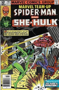 Marvel Team-Up #107 (Newsstand) FN ; Marvel | Spider-Man She-Hulk