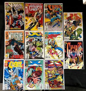 X-MEN 11 COMIC LOT MOST VF OR BETTER
